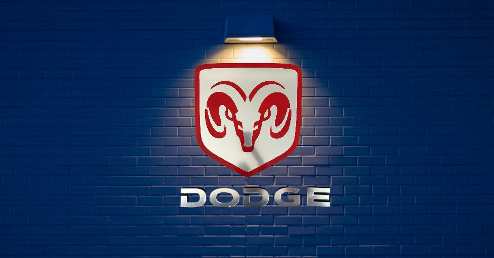 Dodge Wall Decor,Dodge Wooden Sign, Dodge emblem,Vehicle Wall Plaque, Showroom, Cars Showroom Garage,Car Emblems