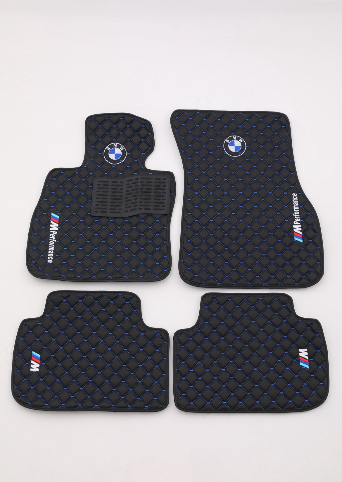 For all BMW M PERFORMANCE Luxury Leather Custom Car Mat 4x