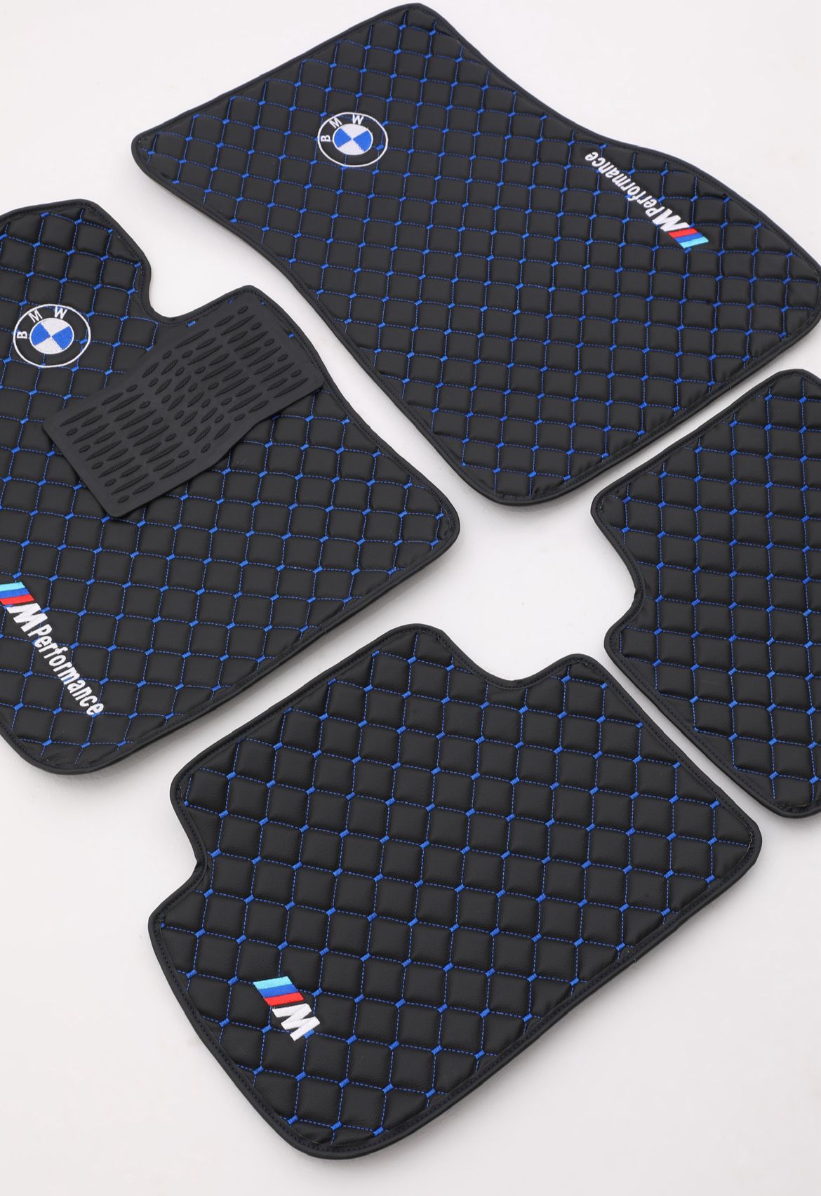 For all BMW E91 M Performance Luxury Leather Custom Car Mat 4x