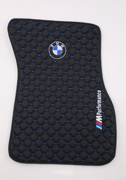 For all BMW E90 M Performance Luxury Leather Custom Car Mat 4x