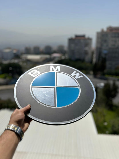 BMW M SERIES Wall Decor,BMW M SERIES Wooden Sign, BMW M SERIES emblem,Vehicle Wall Plaque, Showroom, Cars Showroom Garage,Car Emblems
