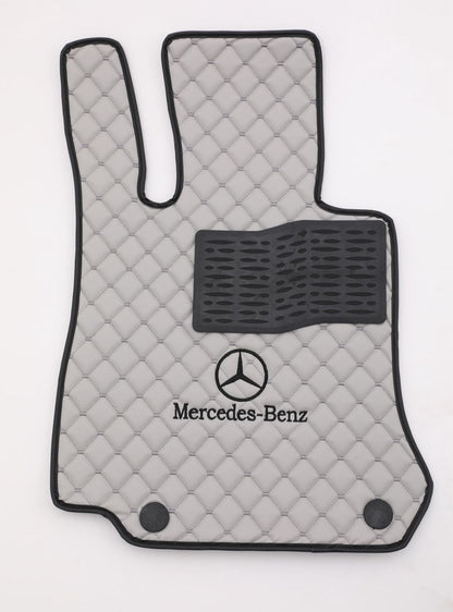 For Mercedes Benz C CLASS ALL Model Special Design Leather Custom Car Mat 4x