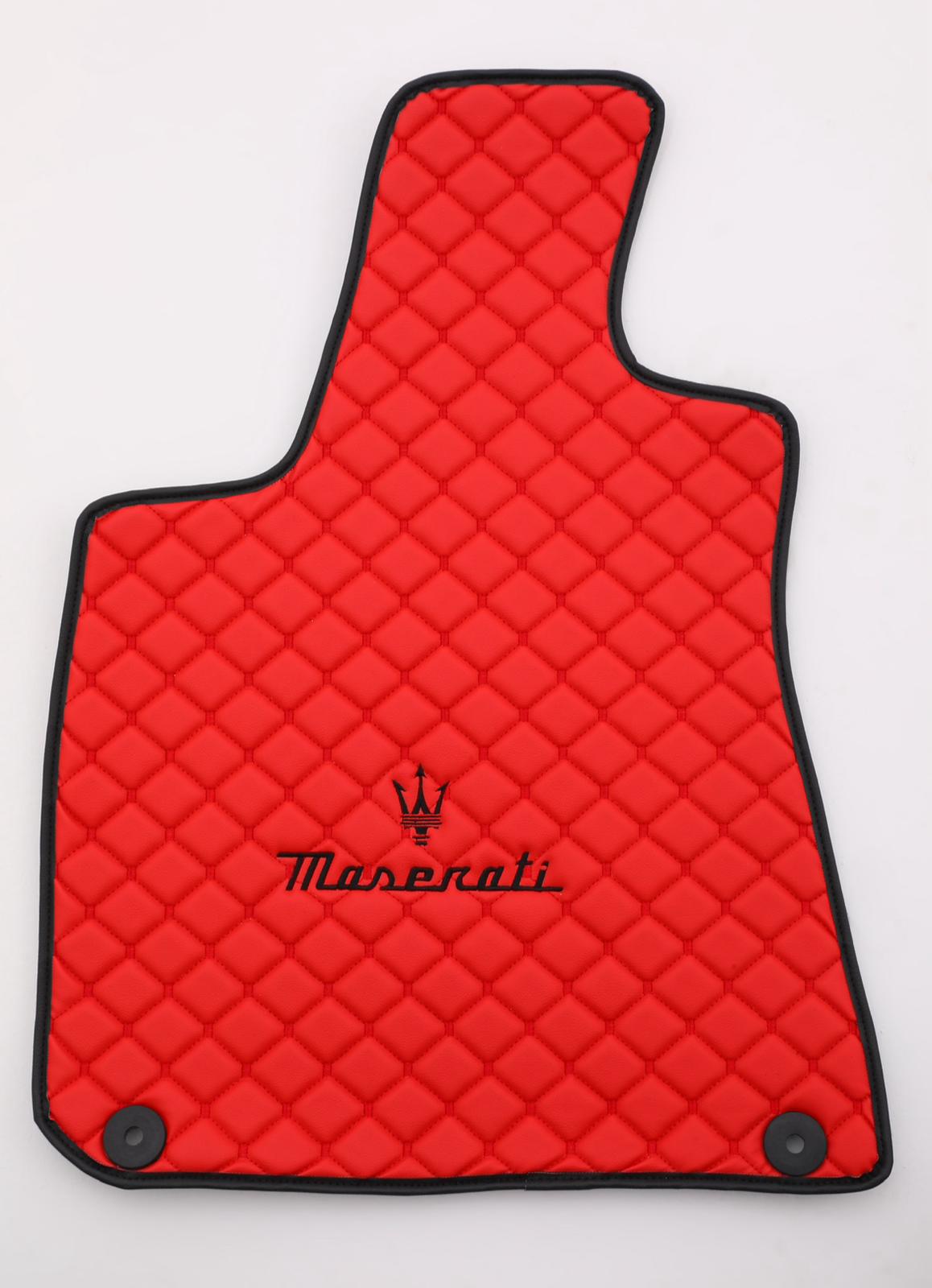 Maserati Grancabrio 2010-2019 Special Design Leather Custom Car Mat 4x Set