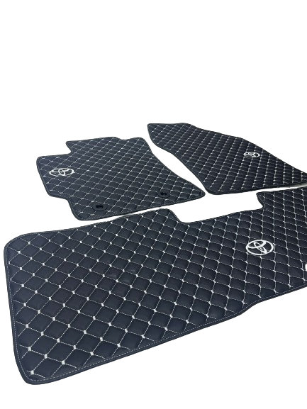 For all Toyota Models Luxury Leather Custom Car Mat 4x