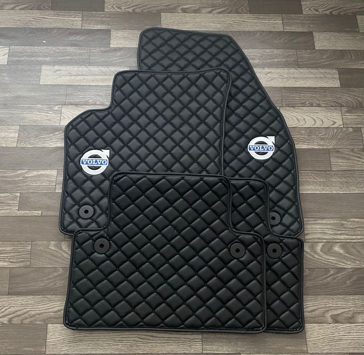 For all Volvo Models Luxury Leather Custom Car Mat 4x