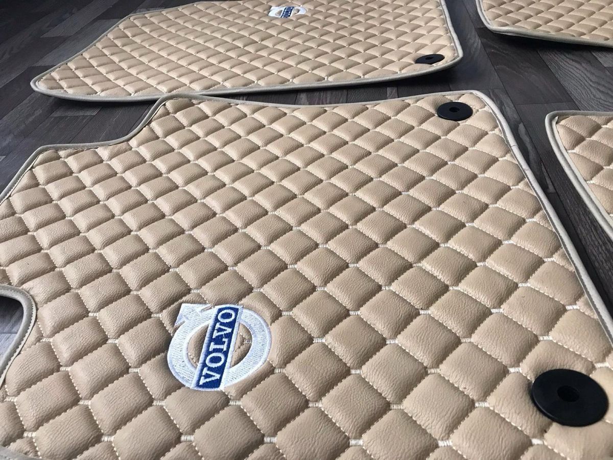For all Volvo S90/V90 2016-Onwards MODEL Luxury Leather Custom Car Mat 4x